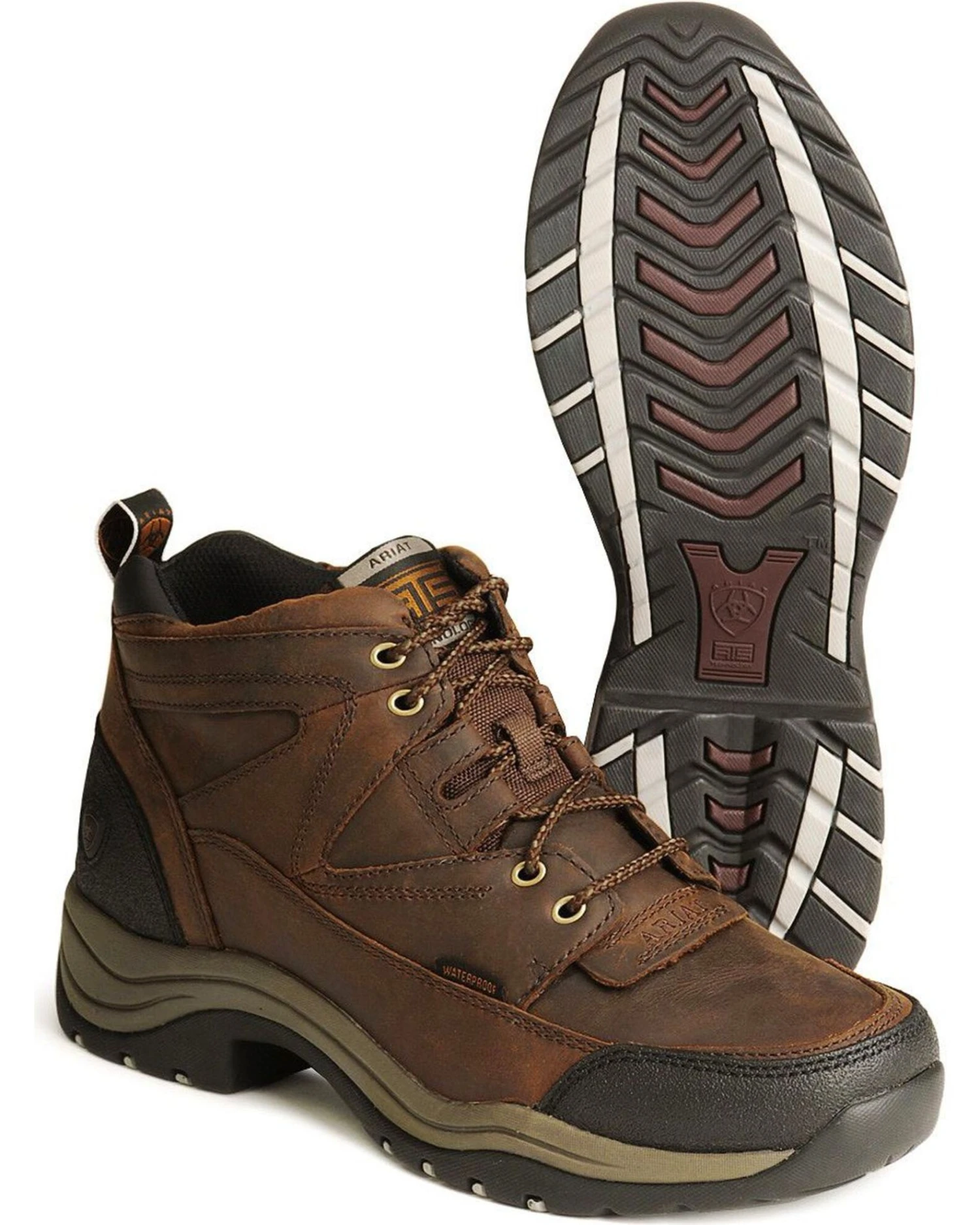 Ariat Men's Terrain H2O 5" Waterproof Work Boots - Round Toe 2 Ariat Men's Terrain H2O 5" Waterproof Work Boots - Round Toe - Image 2