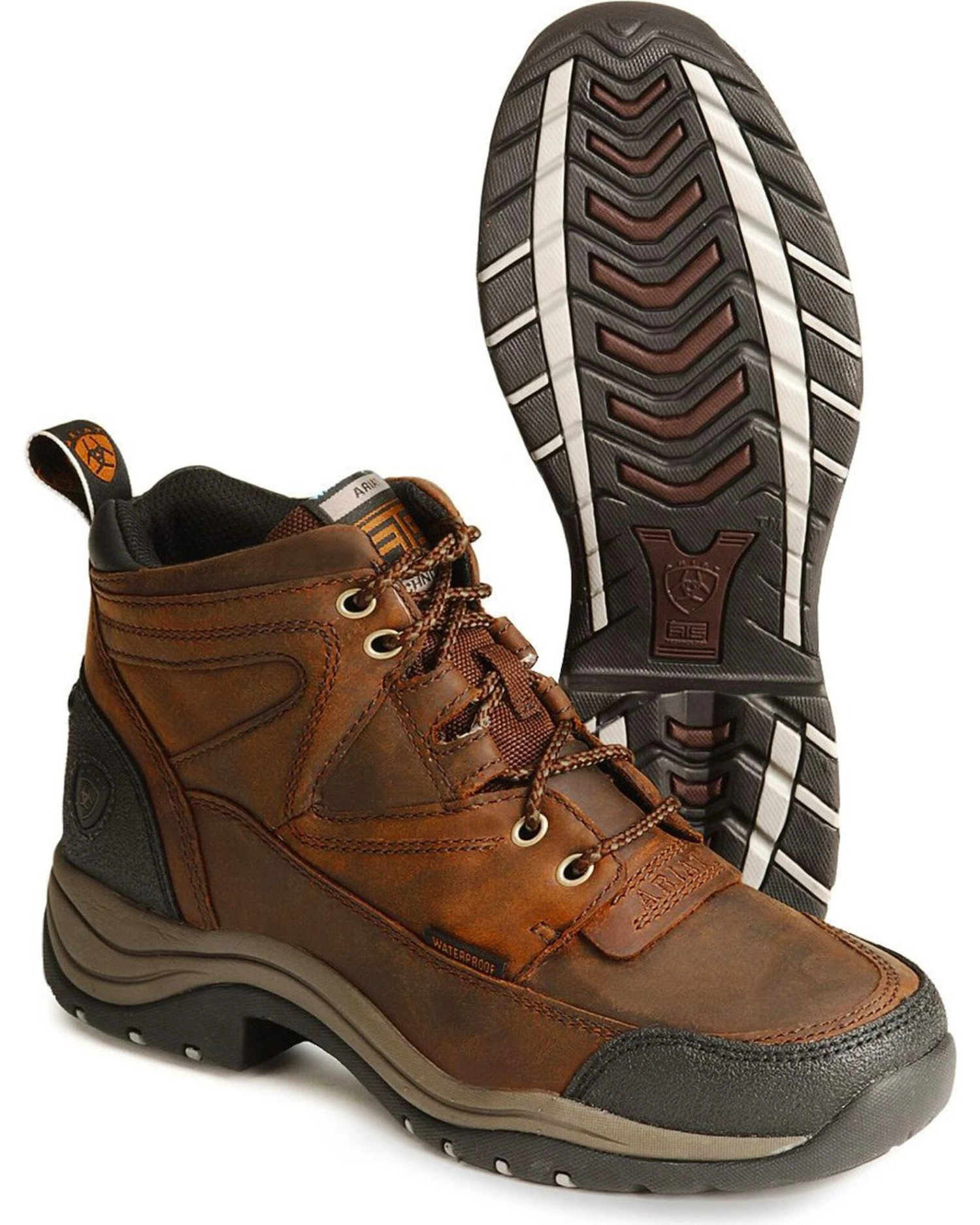 Ariat Women's Terrain H2O Waterproof Work Boots - Round Toe 2 Ariat Women's Terrain H2O Waterproof Work Boots - Round Toe - Image 2