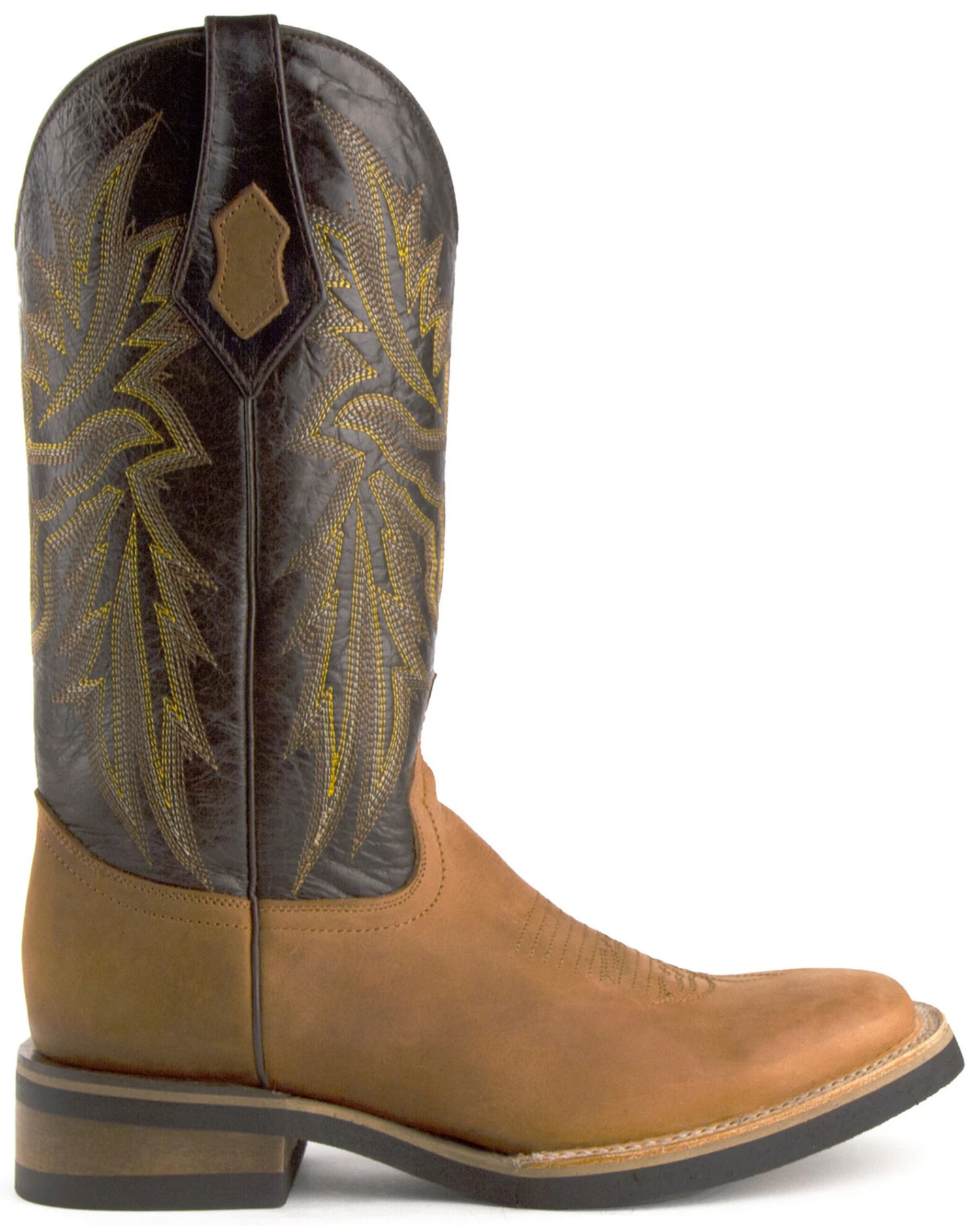Ferrini Men's Maverick Western Boots - Broad Square Toe 2 Ferrini Men's Maverick Western Boots - Broad Square Toe - Image 2