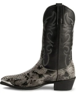 Laredo Men's Monty Snake Print Western Boots 9 Laredo Men's Monty Snake Print Western Boots -EverTrail Boots Sales Store 038641 19 LT