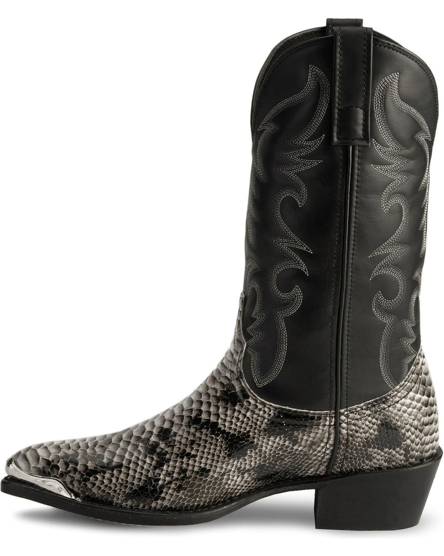 Laredo Men's Monty Snake Print Western Boots 3 Laredo Men's Monty Snake Print Western Boots - Image 3