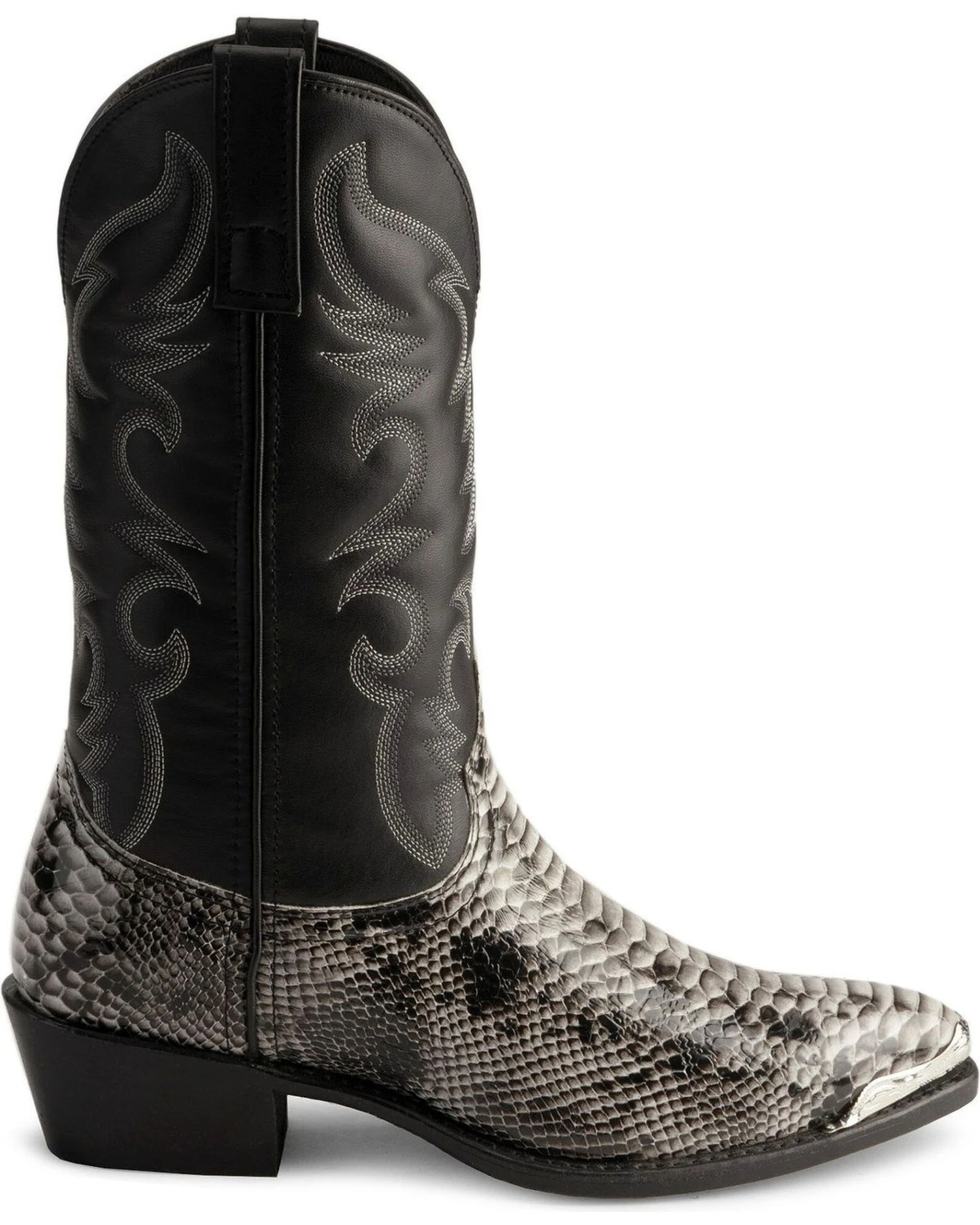 Laredo Men's Monty Snake Print Western Boots 2 Laredo Men's Monty Snake Print Western Boots - Image 2