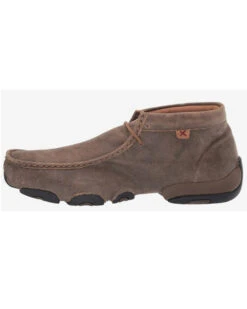 Twisted X Bomber Leather Lace-Up Driving Moccasins -EverTrail Boots Sales Store 038680 7054 P2