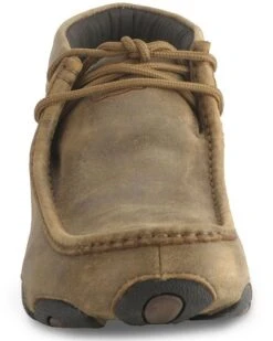 Twisted X Bomber Leather Lace-Up Driving Moccasins -EverTrail Boots Sales Store 038680 B1 FT