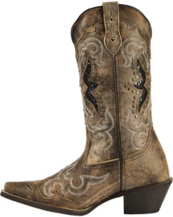 Laredo Women's Lucretia Studded Snake Inlay Western Boots - Snip Toe 9 Laredo Women's Lucretia Studded Snake Inlay Western Boots - Snip Toe -EverTrail Boots Sales Store 0456N7 41 LT