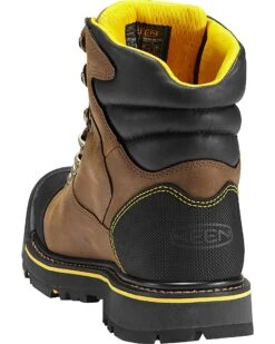 Keen Men's Milwaukee Mid Waterproof Boots - Steel Toe -EverTrail Boots Sales Store 050P88 B8 BK