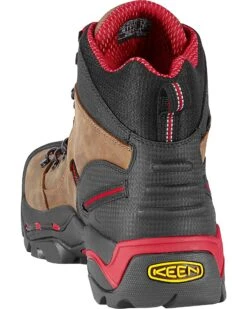 Keen Men's Pittsburgh Waterproof Steel Toe Work Boots -EverTrail Boots Sales Store 050P93 FV BK