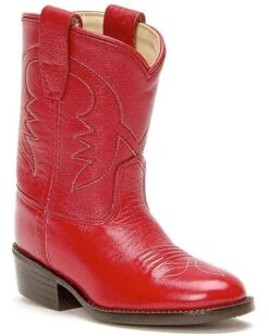 Old West Toddler Girls' Western Boots - Round Toe