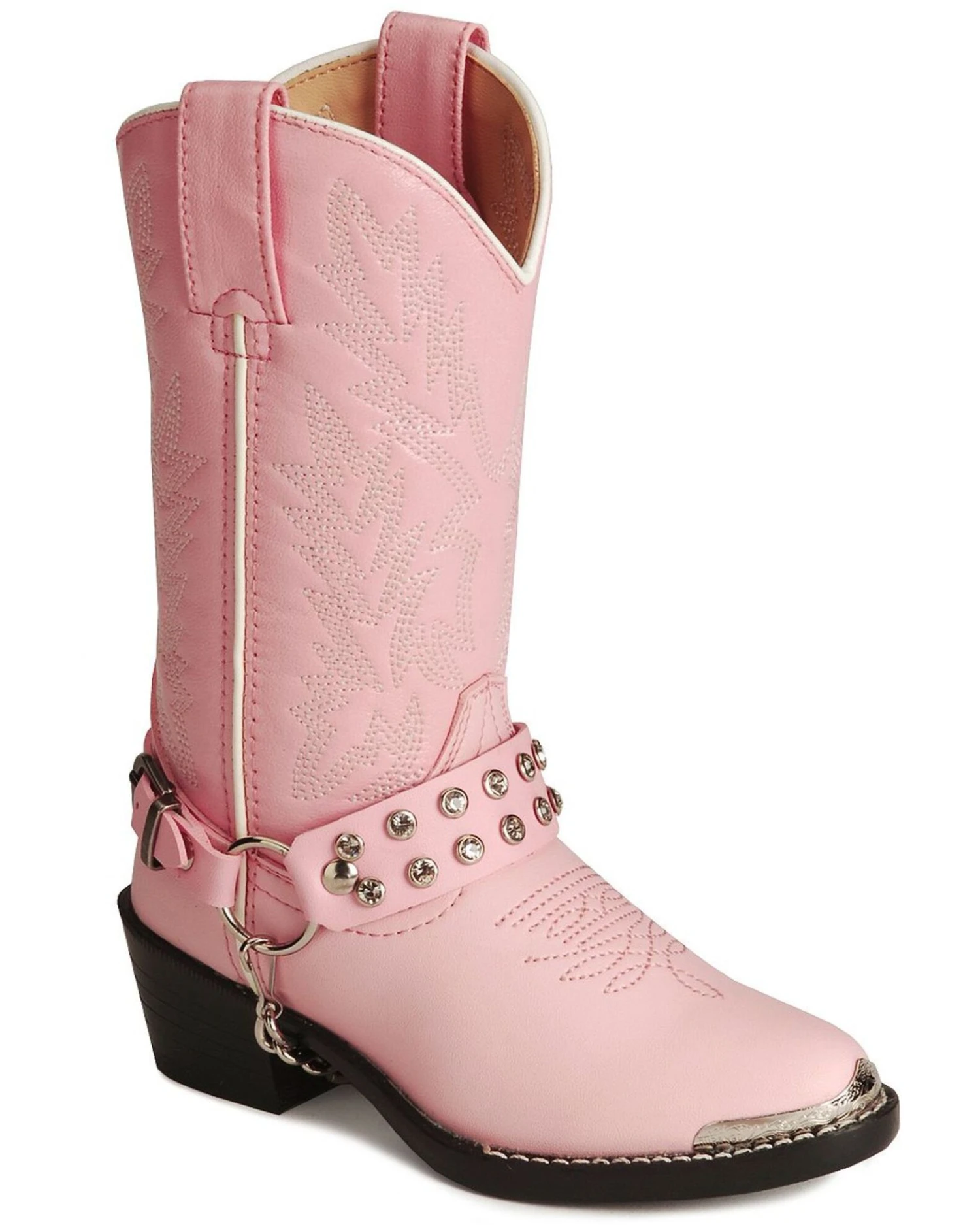 Durango Children's Pink Rhinestone Western Boots 1 Durango Children's Pink Rhinestone Western Boots