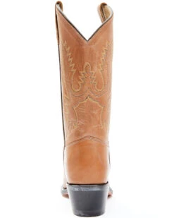 Old West Little Girls' Corona Calfskin Western Boots - Round Toe -EverTrail Boots Sales Store 053383 7049 P5