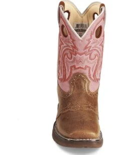 Durango Girls' Western Boots - Square Toe 10 Durango Girls' Western Boots - Square Toe -EverTrail Boots Sales Store 053748 22 FT