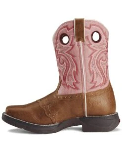 Durango Girls' Western Boots - Square Toe 9 Durango Girls' Western Boots - Square Toe -EverTrail Boots Sales Store 053748 22 LT