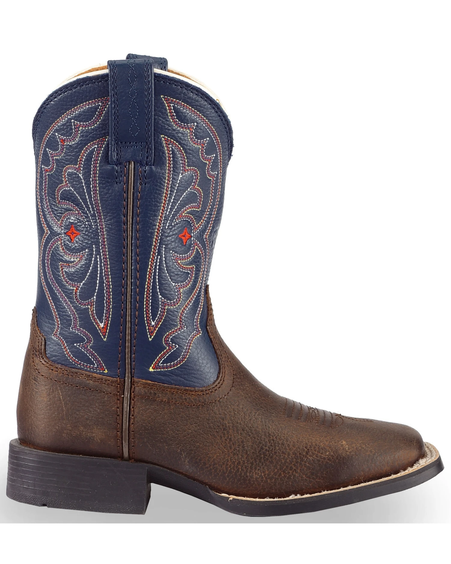 Ariat Boys' Quickdraw Western Boots - Square Toe 2 Ariat Boys' Quickdraw Western Boots - Square Toe - Image 2