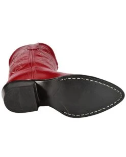 Old West Girls' Red Leather Western Boots - Pointed Toe 11 Old West Girls' Red Leather Western Boots - Pointed Toe -EverTrail Boots Sales Store 053C67 70 BM