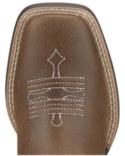 Ariat Girls' Tombstone Western Boots - Broad Square Toe -EverTrail Boots Sales Store 053H95 ZS TP