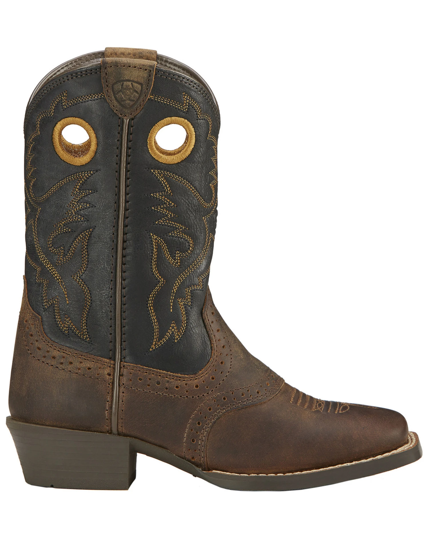 Ariat Boys' Roughstock Western Boots - Square Toe 2 Ariat Boys' Roughstock Western Boots - Square Toe - Image 2
