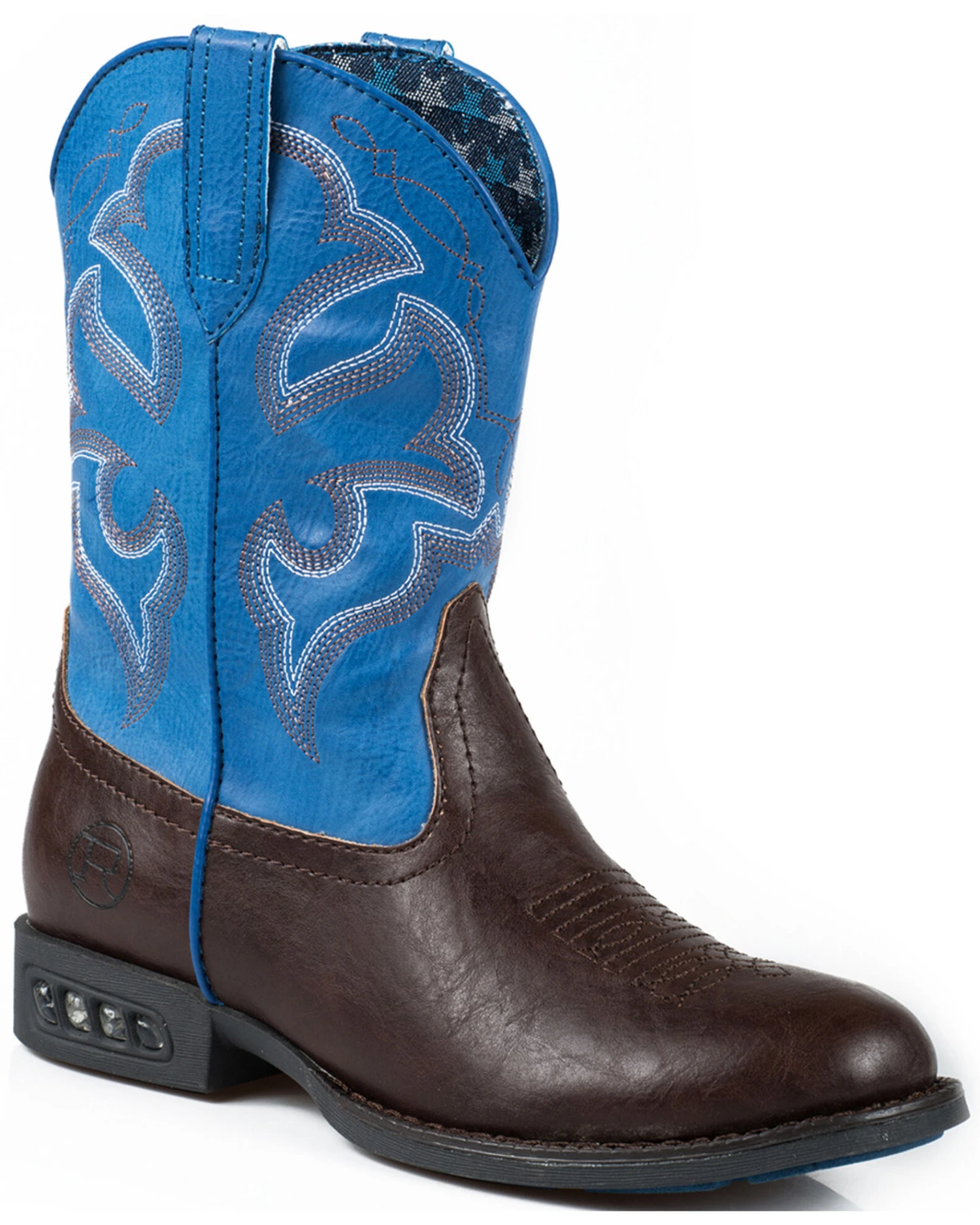 Roper Boy's Lightning Light-Up Western Boots 1 Roper Boy's Lightning Light-Up Western Boots
