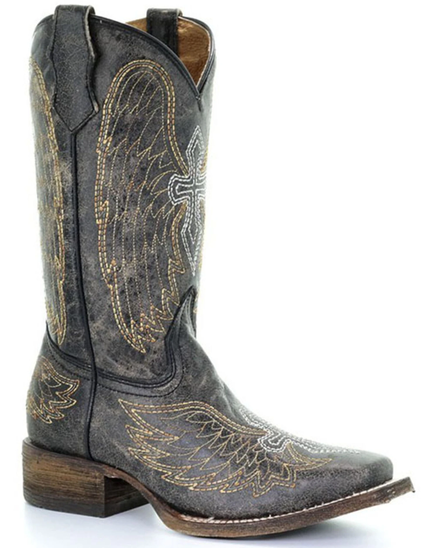 Corral Boys' Goldie Winged Western Boots - Square Toe 1 Corral Boys' Goldie Winged Western Boots - Square Toe