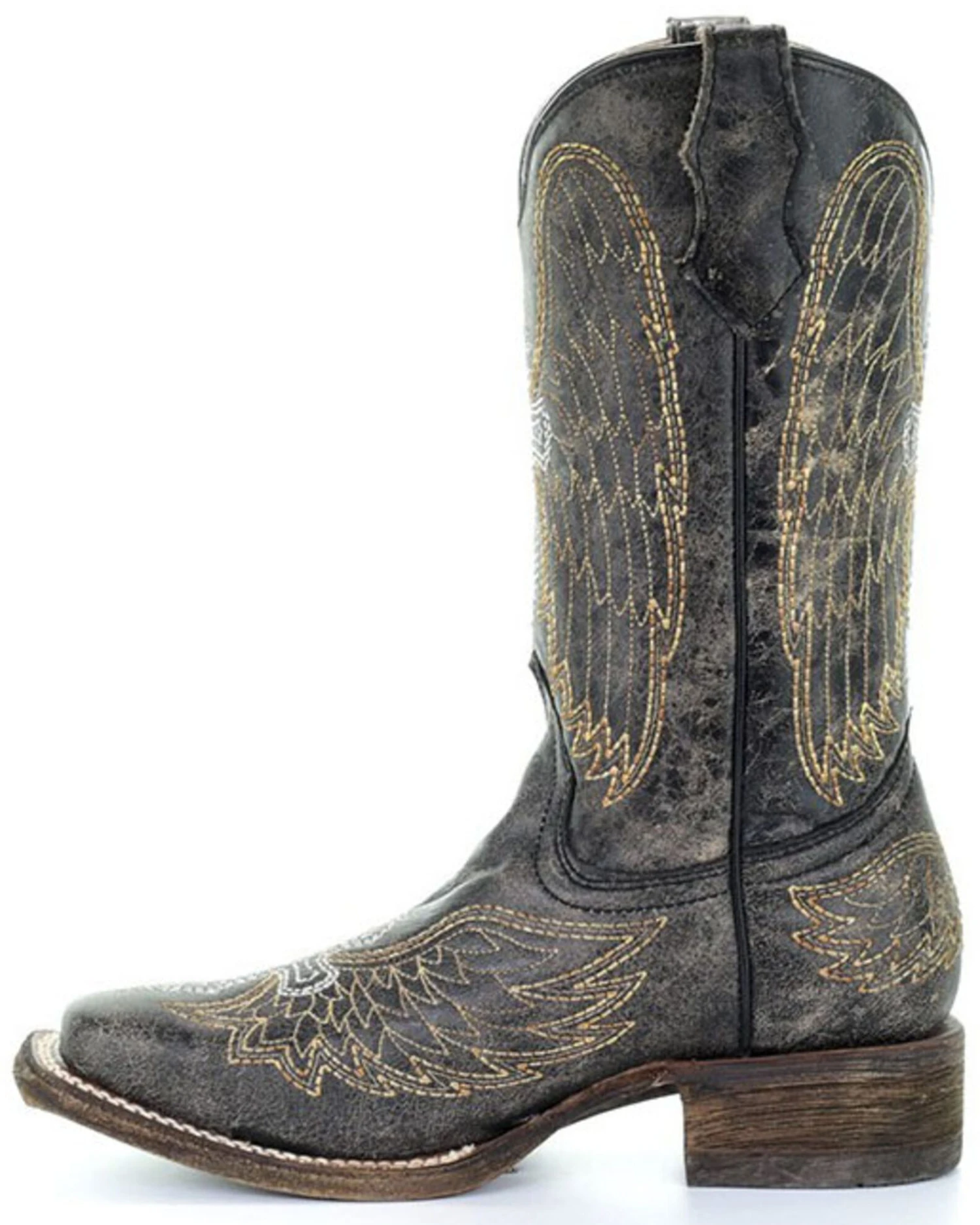Corral Boys' Goldie Winged Western Boots - Square Toe 3 Corral Boys' Goldie Winged Western Boots - Square Toe - Image 3