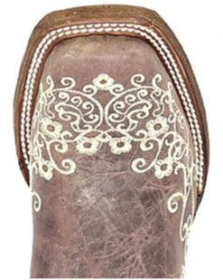 Corral Kids' Embroidered Square Toe Western Boots -EverTrail Boots Sales Store 2000206394 200 TP