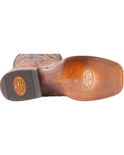 El Dorado Men's Handmade Full Quill Ostrich Stockman Boots - Broad Square Toe 11 El Dorado Men's Handmade Full Quill Ostrich Stockman Boots - Broad Square Toe -EverTrail Boots Sales Store 2000221953 221 BM