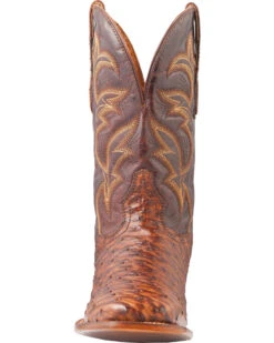 El Dorado Men's Handmade Full Quill Ostrich Stockman Boots - Broad Square Toe 10 El Dorado Men's Handmade Full Quill Ostrich Stockman Boots - Broad Square Toe -EverTrail Boots Sales Store 2000221953 221 FT