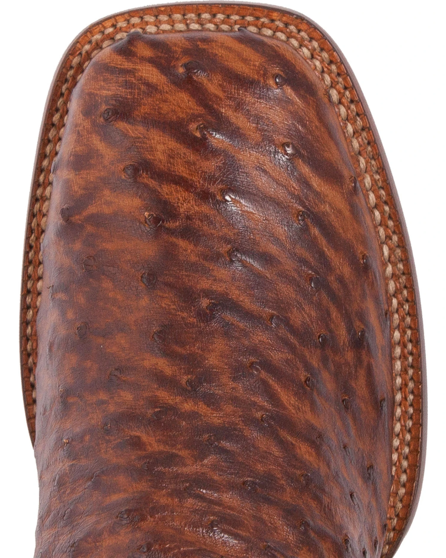 El Dorado Men's Handmade Full Quill Ostrich Stockman Boots - Broad Square Toe 6 El Dorado Men's Handmade Full Quill Ostrich Stockman Boots - Broad Square Toe - Image 6