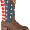 Roper Boys' American Patriot Western Boots - Square Toe 