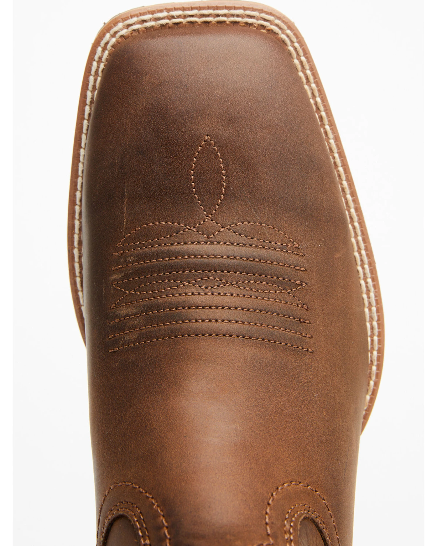 Ariat Men's Distressed Hybrid Rancher Western Performance Boots - Broad Square Toe 6 Ariat Men's Distressed Hybrid Rancher Western Performance Boots - Broad Square Toe - Image 6