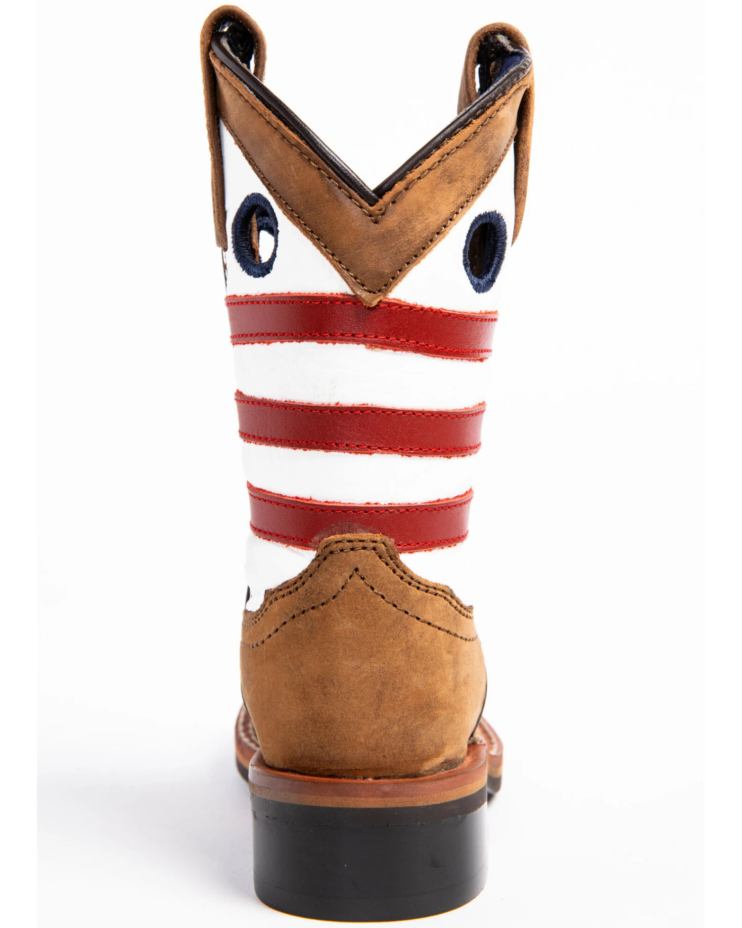 Cody James Boys' USA Flag Western Boots - Broad Square Toe 5 Cody James Boys' USA Flag Western Boots - Broad Square Toe - Image 5