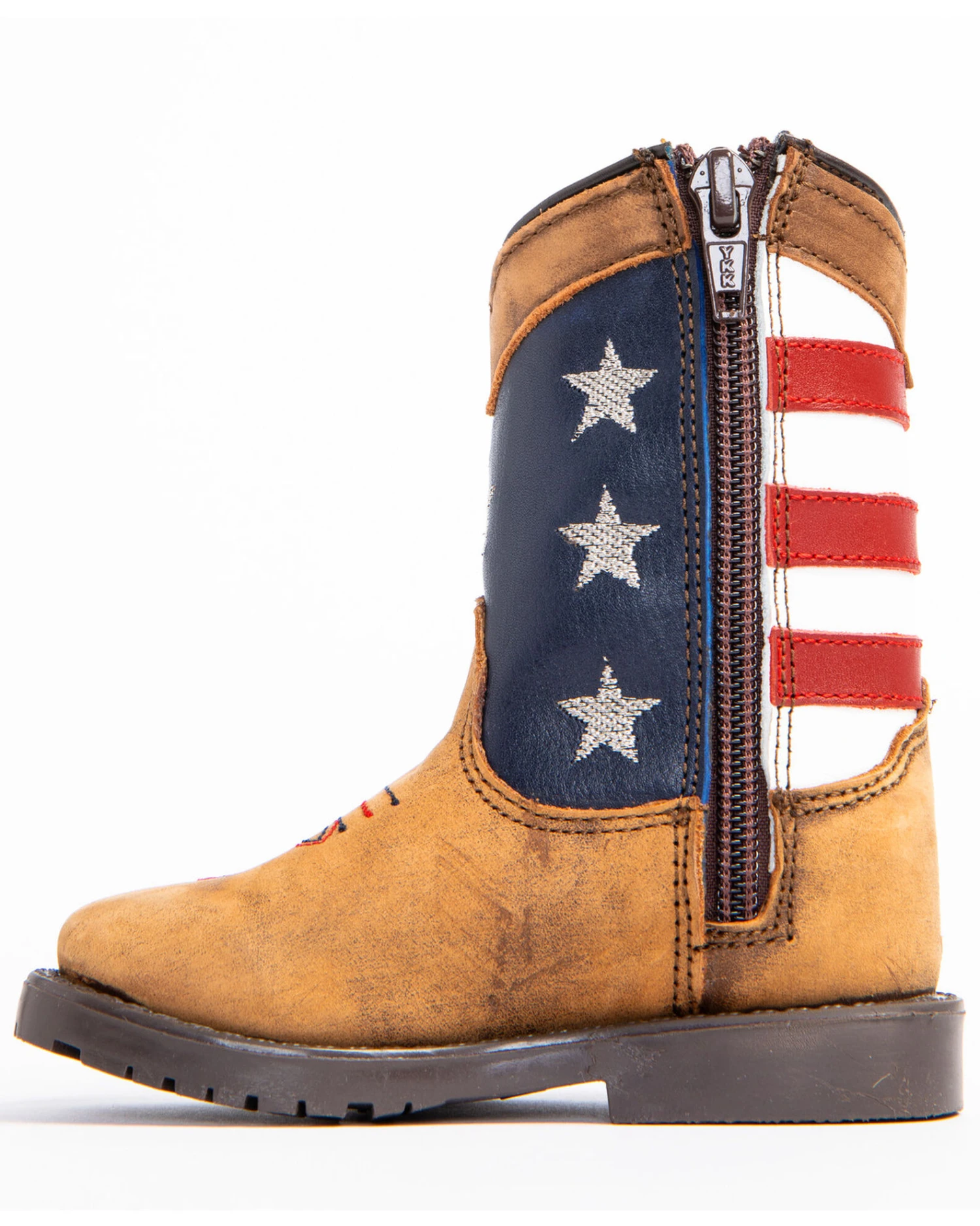 Cody James Toddler Boys' USA Flag Western Boots - Broad Square Toe 3 Cody James Toddler Boys' USA Flag Western Boots - Broad Square Toe - Image 3