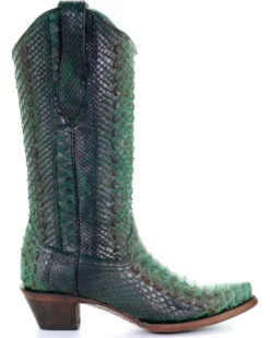 Corral Women's Full Python Woven Western Boots - Snip Toe -EverTrail Boots Sales Store 2000253807 440 RT