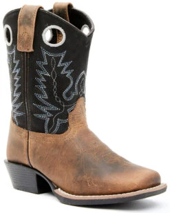 Cody James Boys' Brown Western Boots - Broad Square Toe