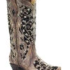 Corral Women's Floral Embroidered Western Boots - Snip Toe
