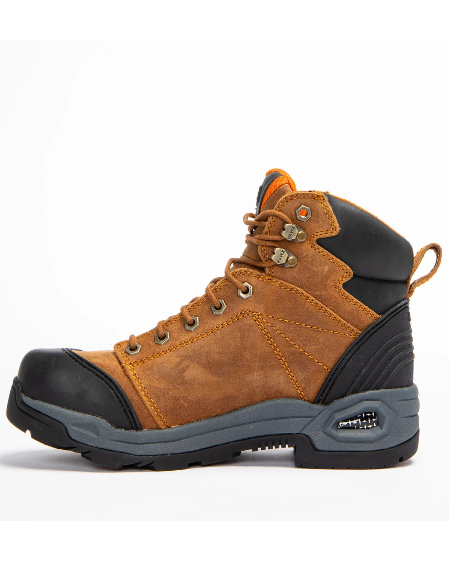 Hawx Men's Lace To Toe Hiker Boots - Round Toe 3 Hawx Men's Lace To Toe Hiker Boots - Round Toe - Image 3