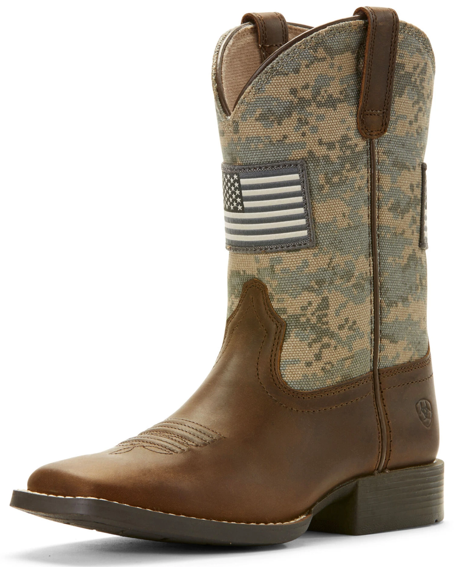 Ariat Boys' Patriot American Flag Western Boots - Broad Square Toe 1 Ariat Boys' Patriot American Flag Western Boots - Broad Square Toe
