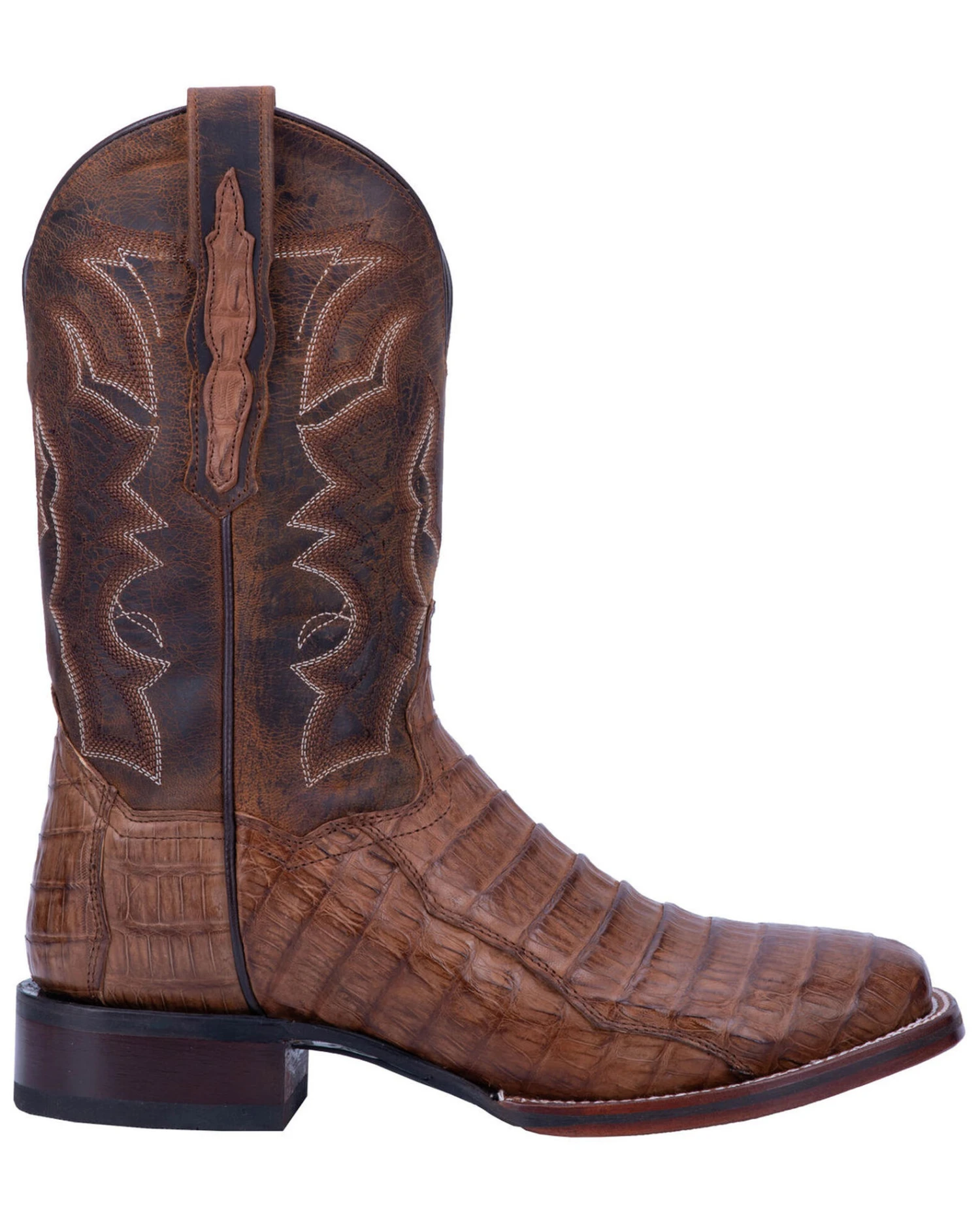 Dan Post Men's Kingsly Caiman Western Boots - Broad Square Toe 2 Dan Post Men's Kingsly Caiman Western Boots - Broad Square Toe - Image 2