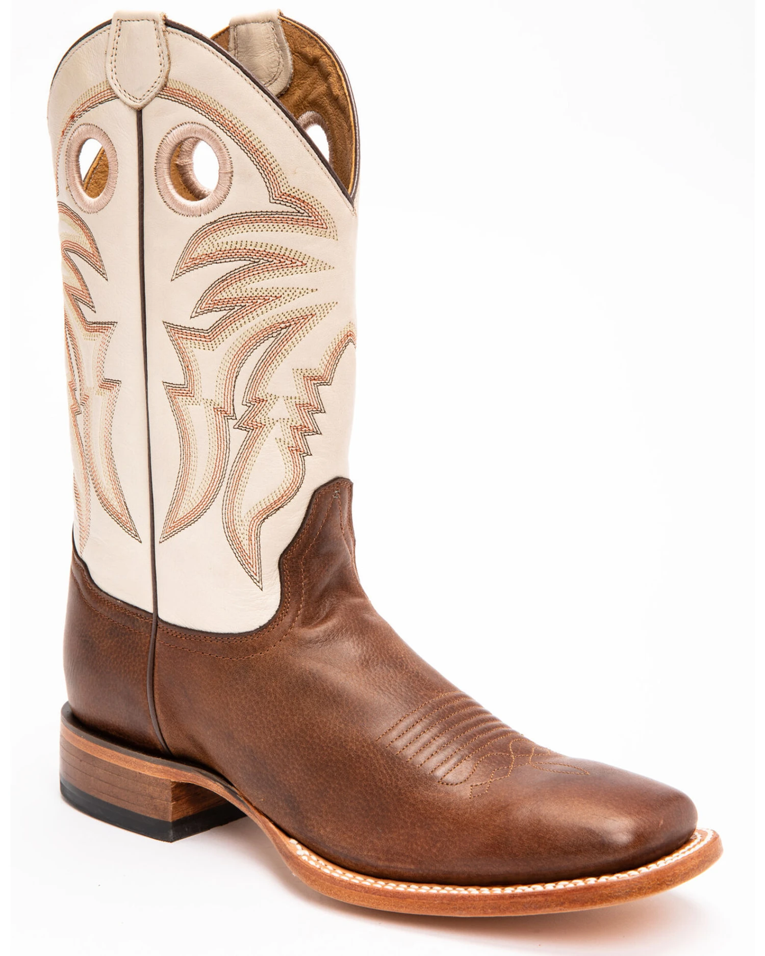 Cody James Men's Leather Western Boots - Broad Square Toe 1 Cody James Men's Leather Western Boots - Broad Square Toe