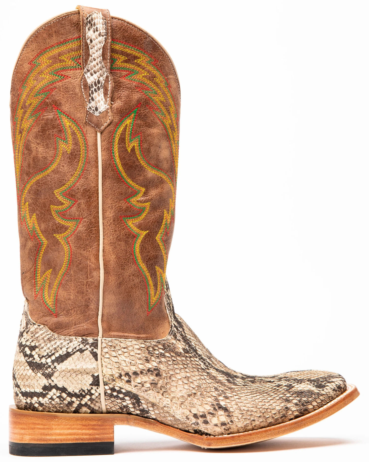 Cody James Men's Python Western Boots - Broad Square Toe 2 Cody James Men's Python Western Boots - Broad Square Toe - Image 2