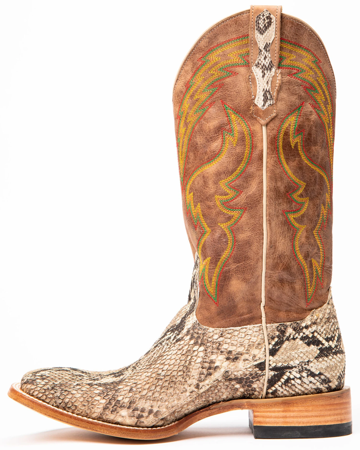 Cody James Men's Python Western Boots - Broad Square Toe 3 Cody James Men's Python Western Boots - Broad Square Toe - Image 3