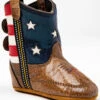 Cody James Infant Boys' Flag Poppet Western Boots - Round Toe