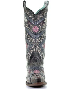 Corral Women's Floral Embroidery & Rhinestones Western Boots - Snip Toe 9 Corral Women's Floral Embroidery & Rhinestones Western Boots - Snip Toe -EverTrail Boots Sales Store 2000288724 001 P5