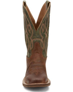 Tony Lama Men's Landgrab Brown Western Boots - Broad Square Toe -EverTrail Boots Sales Store 2000293428 200 P5