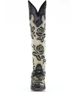 Corral Women's Rose Embroidery Western Boots - Snip Toe -EverTrail Boots Sales Store 2000293476 100 P5