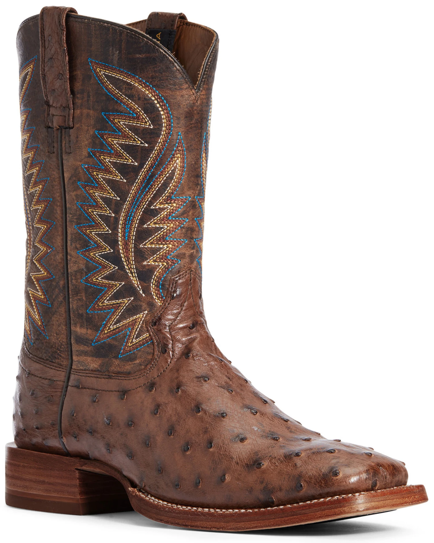 Ariat Men's Gallup Mocha Western Boots - Broad Square Toe 1 Ariat Men's Gallup Mocha Western Boots - Broad Square Toe