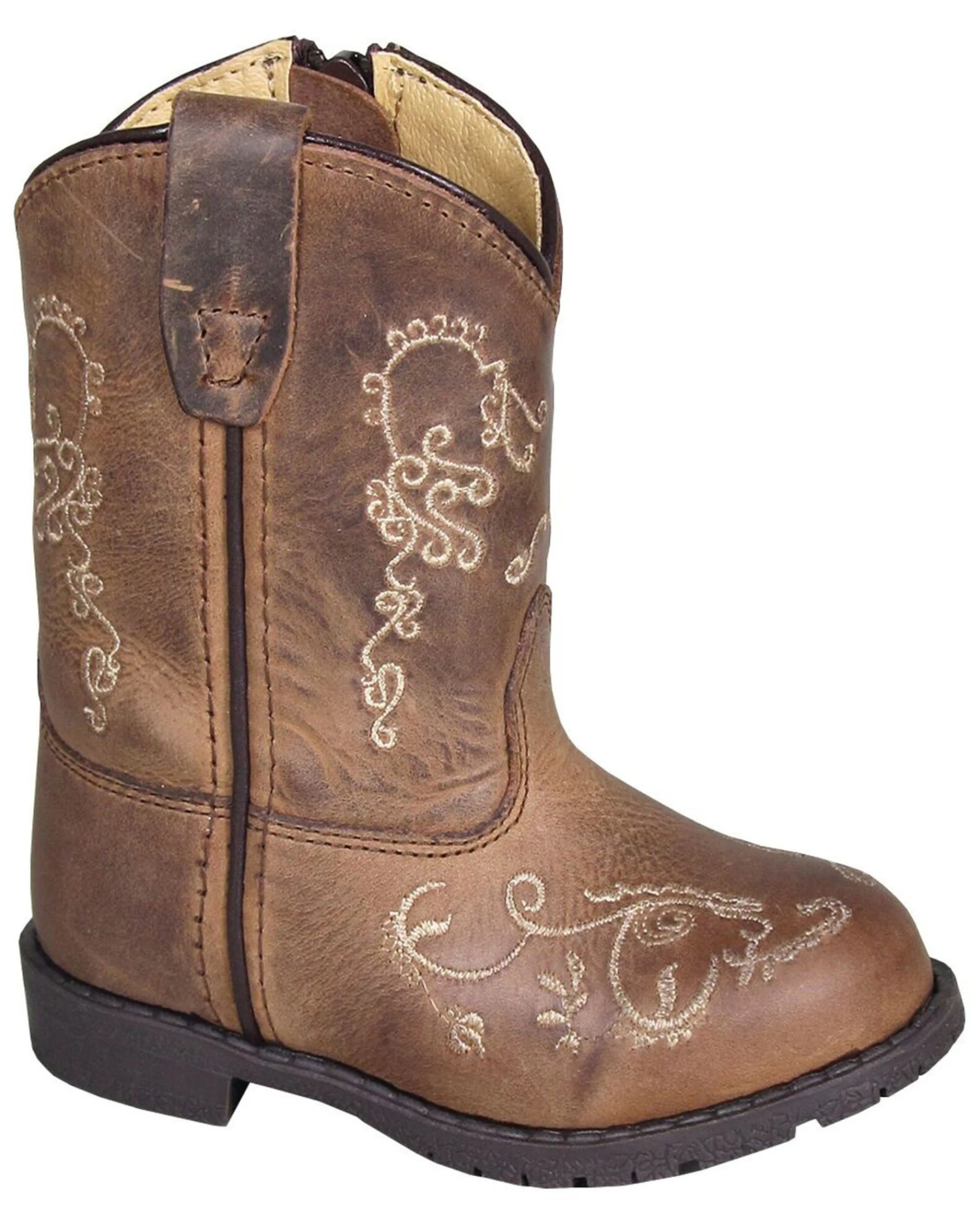 Smoky Mountain Toddler Girls' Hopalong Western Boots - Round Toe 1 Smoky Mountain Toddler Girls' Hopalong Western Boots - Round Toe