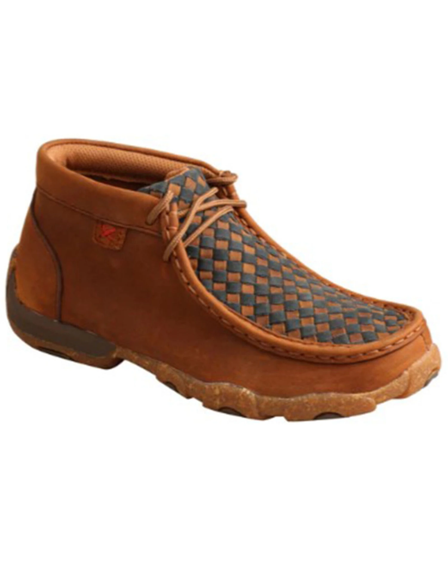 Twisted X Boys' Weave Driving Shoes - Moc Toe 1 Twisted X Boys' Weave Driving Shoes - Moc Toe