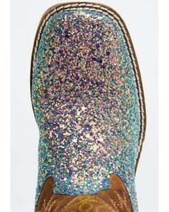 Shyanne Girls' Glitterama Western Boots - Broad Square Toe -EverTrail Boots Sales Store 2000328725 200 P6