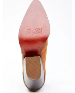 Dan Post Women's Embroidered Inlay Suede Fashion Booties - Pointed Toe -EverTrail Boots Sales Store 2000340412 280 P7