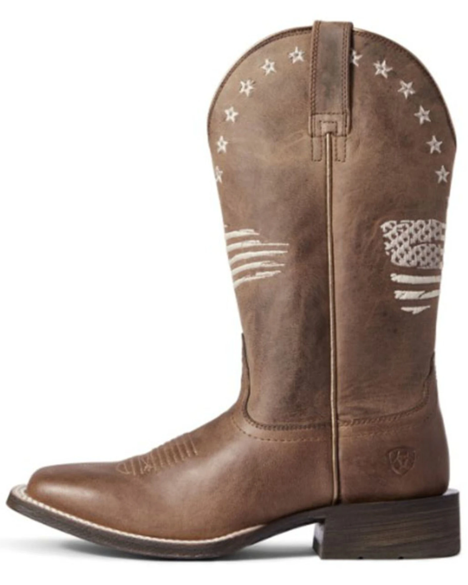 Ariat Women's Circuit Patriot Western Boots - Broad Square Toe 2 Ariat Women's Circuit Patriot Western Boots - Broad Square Toe - Image 2
